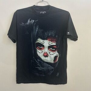 Sullen Art Collective Men's M Black Graphic Print T-Shirt by Gustavo Rimada